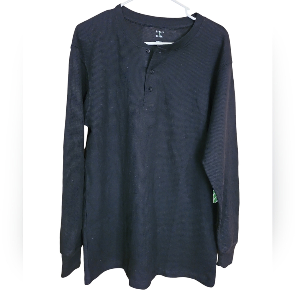 NWT Bowery & Broome Men's Large Black Shirt